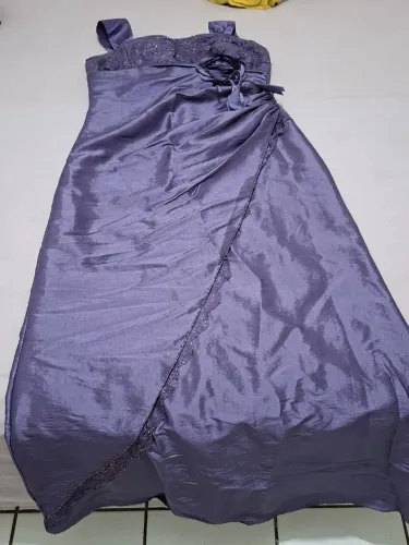 Vestido de festa Zayra GG roxo/lilás - elegante, semi-novo, tam GG