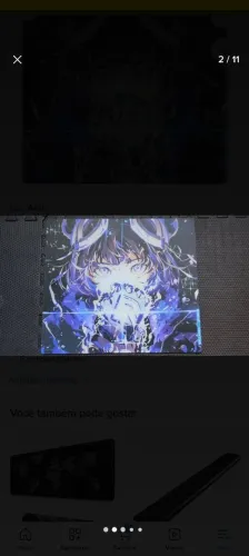Mousepad de Vidro Gravity Yumi