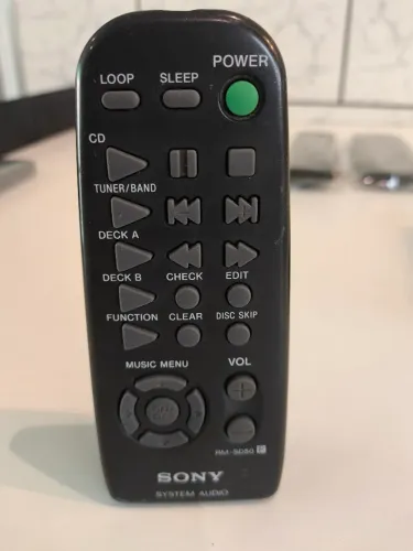 Controle remoto system áudio Sony RmSD50 USADO funcionando