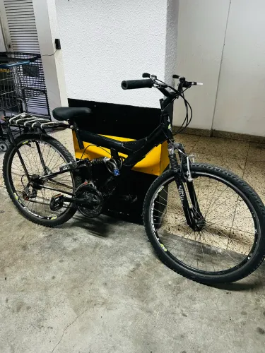 Bicicleta usada aro 26 a garupa vai de brinde 