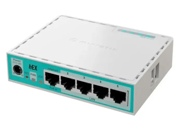 Roteador Mikrotik Routerboard Rb 750gr3 Hex 5 Portas Gigabit