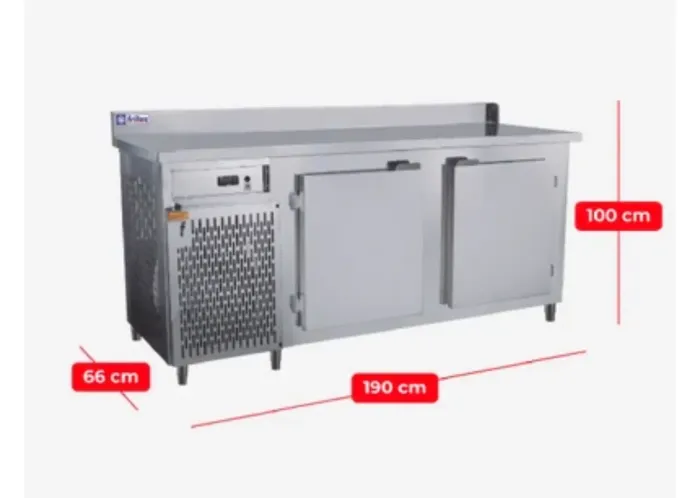 Balcão de Serviços Refrigerado Inox Frilux Voltagem 220v