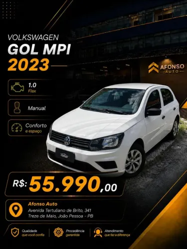 Volkswagen Gol Geração VII 1.0 12V Flex Mec. 4P 2023
