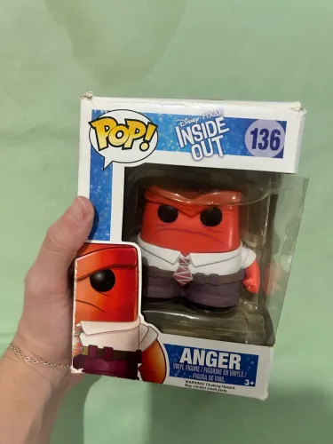 Funko pop anger raiva divertidamente