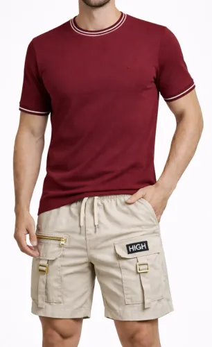 Kit Camisa e Bermuda Zíper Sarja 