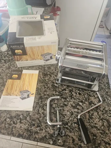 Maquina de Macarrão Manual Marcato Ampia 150