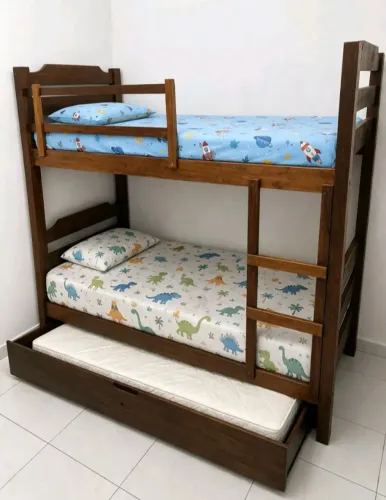 Beliche com cama auxiliar