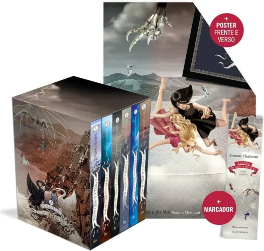 A Escola Do Bem e Do Mal - Box caixa de luxo com 6 livros + Marcador e Pôster exclusivo 