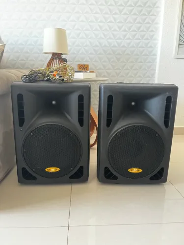 Caixas de som Donner 12 polegadas + acessórios
