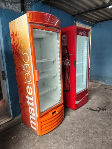 Geladeira Expositora Mate leão 400 litros entrega