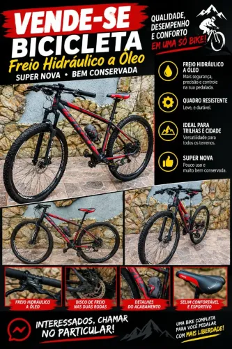 Bicicleta novíssima