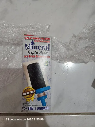 Vendo vela de filtro barro - R$15,00