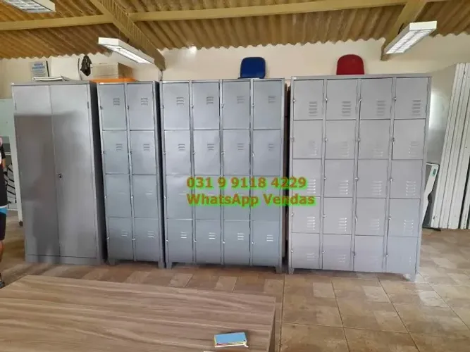 Roupeiro para Loja Vestiário Empresa com 20 Portas - Novo - Entrega Grátis 