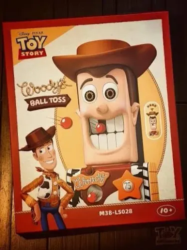Brinquedo Woody Toy Story - Jogo de Arremesso de Bolinhas para Montar