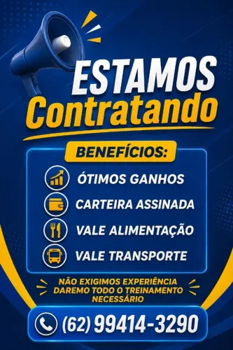 Vaga para inicio imediato