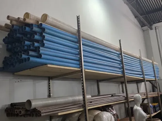 Tubo de PVC Azul para Irrigação Barra 6 Metros 50mm Uso Profissional
