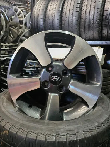 RODAS ARO 15 ORIGINAL HYUNDAI HB20 ARO 15 4X100 GRAFITE DIAMANTE 