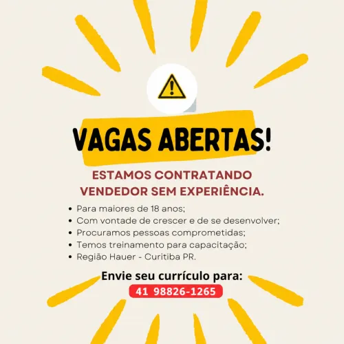 ?OPORTUNIDADE DE EMPREGO?