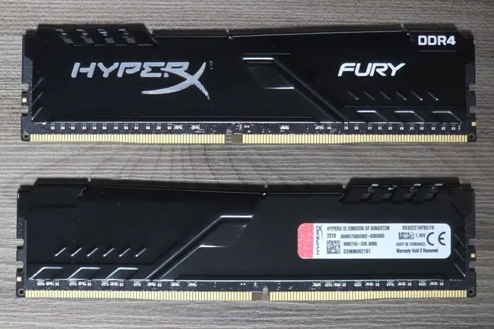 Memória RAM 32GB DDR4 ( 16GB x 2 ) Kingston HyperX Fury C16 AMD Ryzen Intel Core PC Gamer