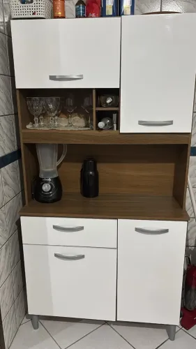 Armário de Cozinha Compacta Demobile Malta 4 Portas