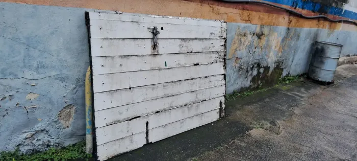 Portão de Garagem Madeira Ipê