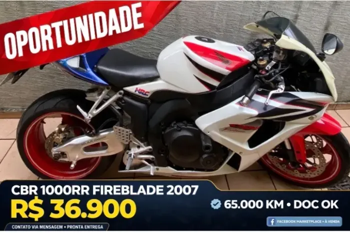 Cbr 1000 rr ano 2007