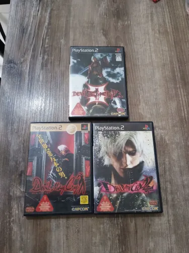 Lote jogos Devil May Cry Ps2 original completos 