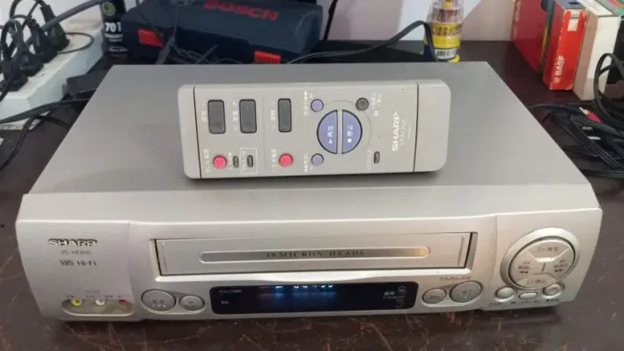 Vídeo Cassete Sharp Vc-hf910 Estéreo Hi-fi Com Controle # (Usado)