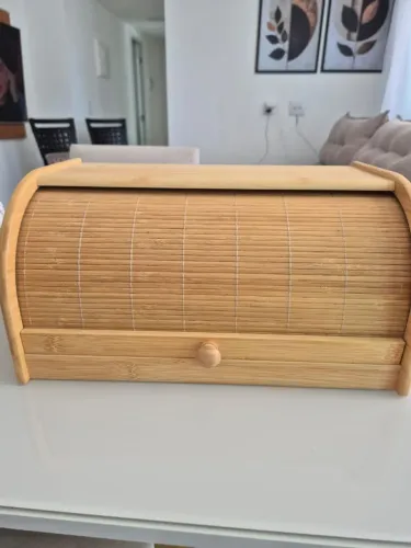 CAIXA PORTA-PÃO DE BAMBU