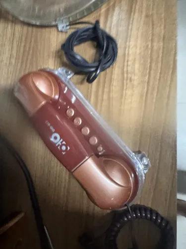 Telefone lindo com fio