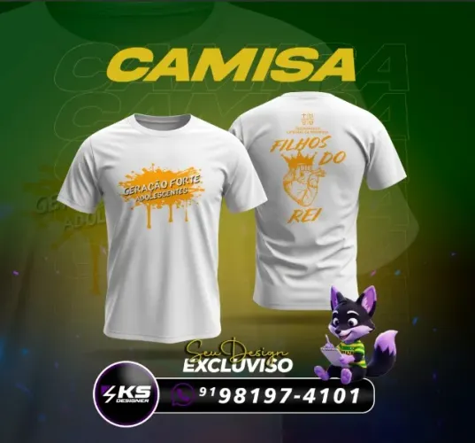 Camisa Branca Personalizada