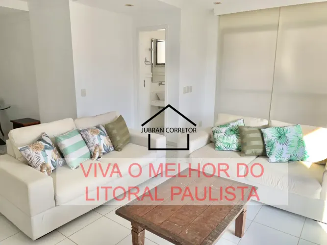 Locação de apartamento com 3 dorm. e 2 vagas de garagem em Pitangueiras - Guarujá - SP