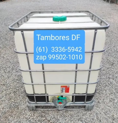 Container IBC de 1000 lts (Higienizado) com NOTA FISCAL