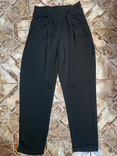 Calça Alfaiataria Feminina Preta Tamanho 34