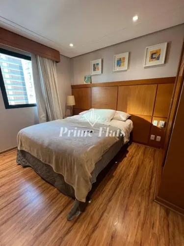 Flat disponível para locação no Meliá Jardim Europa, com 30m², 1 dormitório e 1 vaga de ga