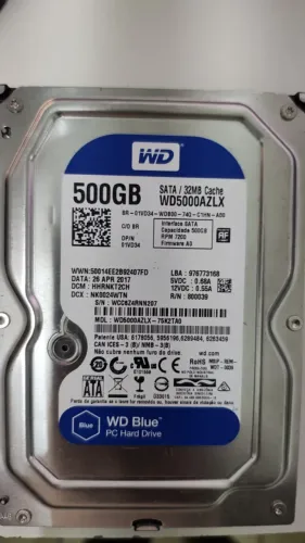 Hd Western Digital Wd Wd5000azlx 500gb Wd Blue1
