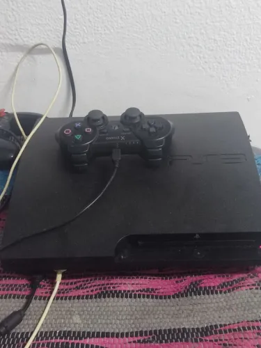 Vendo ps3 slim desbloqueado em perfeito estado