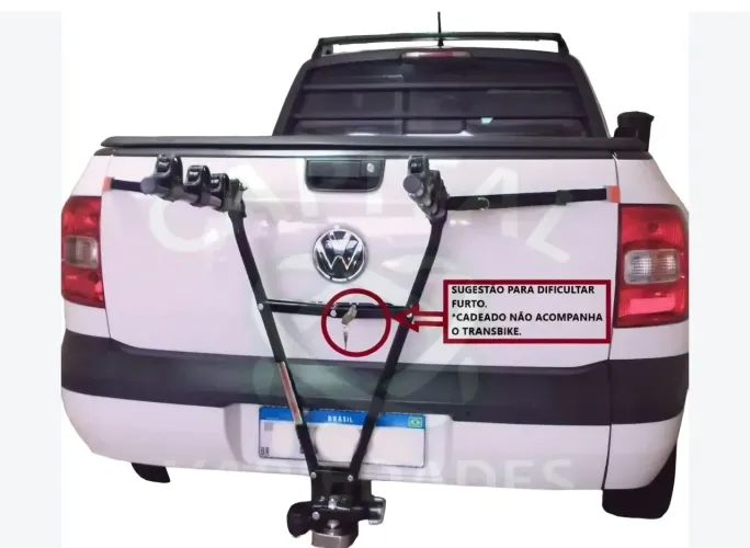 Porta bicicleta para carro. TRANS bike na bola de reboque