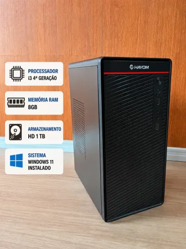 PC i3 4º 8GB RAM + HD 1TB | Windows 11