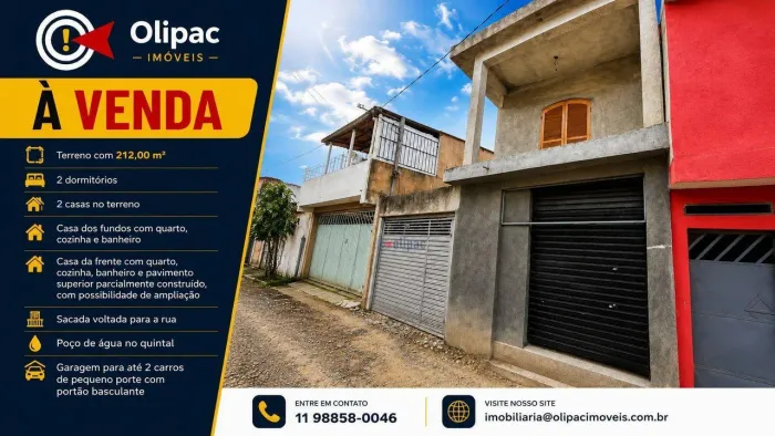 Sobrado com 2 dormitórios à venda por R$ 170.000,00 - Jardim dos Cardoso - Guarulhos/SP