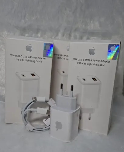 Carregador de iPhone usb lightning 67w 