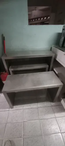 Balcão. Gaveteiro. Prateleiras