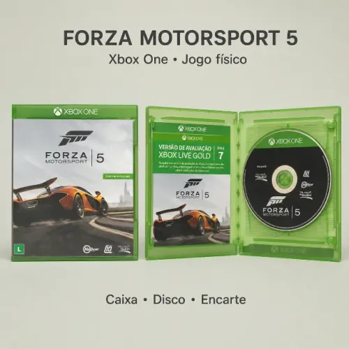 jogo forza motorsport 5 para xbox one mídia física