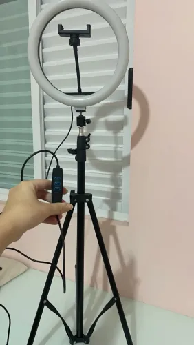 Tripé com Ring Light 