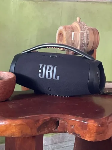 JBL BOOMBOX 3 SÓ 12X 123 ACEITO TROCA ENTREGO Caixa de Som Bluetooth 24h de Bateria Graves