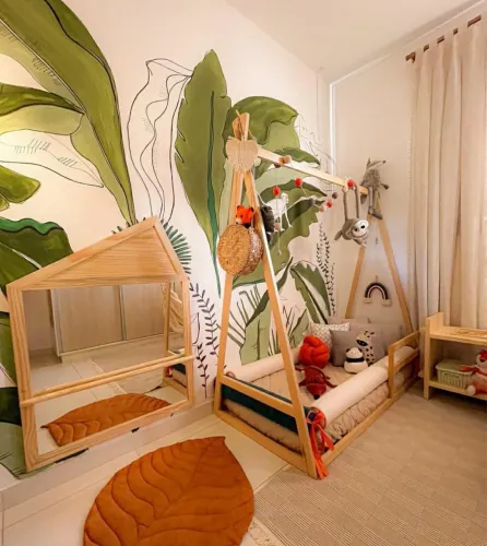 Cama e 2 acessórios
