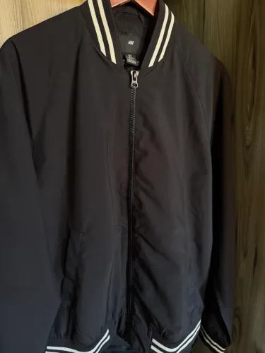Casaco / Jaqueta Bomber H&M - Azul Marinho