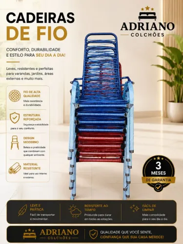 Cadeiras de área externa