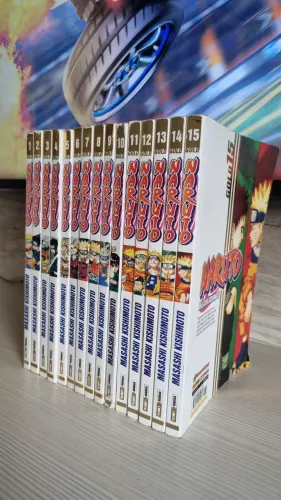 Coleção Mangá Naruto vol. 1 ao 15