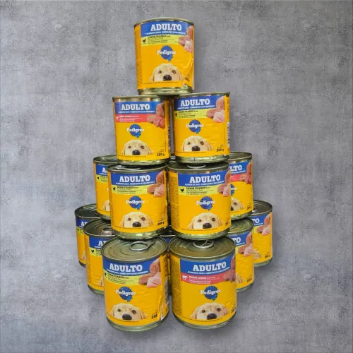 5 XPedigree ração úmida patê para cachorro e gato 